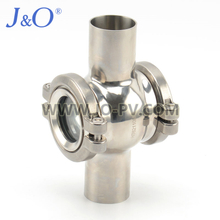 Sanitary Cross Sight Glass