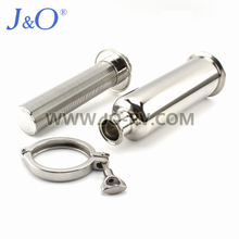 Sanitary Stainless Steel Wedge Wire Screen Clamped Straight Strainer